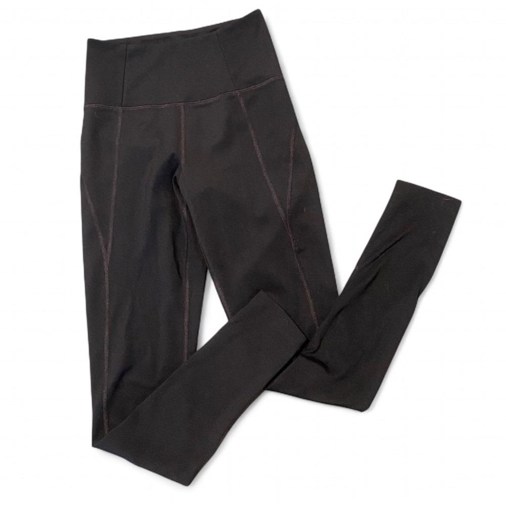Girlfriend Collective Sz XS Black Full Length Leggings
